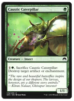 Caustic Caterpillar #170 - Magic Origins - Normal - Common - Near Mint - Image 1