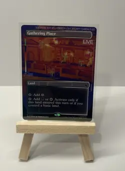 NM Borderless Foil Gathering Place, MTG, Super Heroes, Magic the Gathering, 381 - Image 1