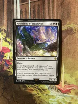 MTG - Archfiend of Depravity - Final Fantasy - X1 - (NM) - - Image 1