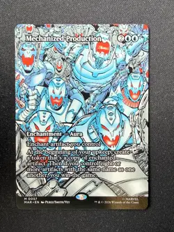 Mechanized Production BORDERLESS - Marvel Super Heroes (MTG) - Image 1