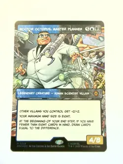 Doctor Octopus, Master Planner #228 (Borderless Foil) MTG Marvel's Spider-Man NM - Image 1