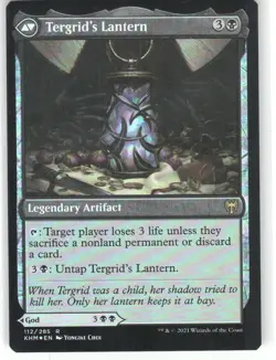 Tergrid, God of Fright Foil R Kaldheim 112 NM - Image 2