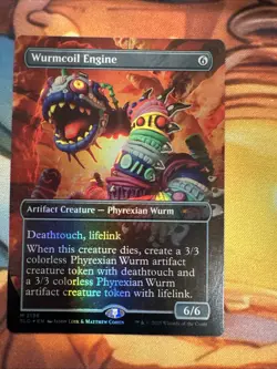 MTG SLD Wurmcoil Engine (Rainbow Foil) (NM) Secret Lair Play-Doh Extra Life - Image 1