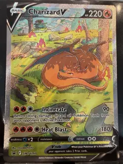 Charizard V Sword & Shield Promo Holo English 2022 - Image 1