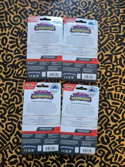 4x Pokemon Tcg Scarlet And Violet Twilight Masquerade Checklane Blister Packs - Image 2