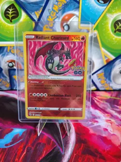 Radiant Charizard 011/078 Pokemon GO Holo - Image 1