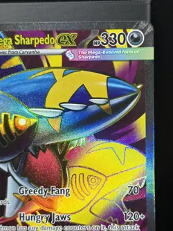Pokemon Mega Sharpedo ex 113/094 Phantasmal Flames Full Art Ultra Rare Near Mint - Image 4