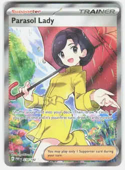 Parasol Lady 238/182 Ultra Rare Paradox Rift Pokemon Holo Near Mint - Image 1