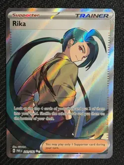 Rika 241/182 Ultra Rare Paradox Rift Pokemon Near Mint - Image 1