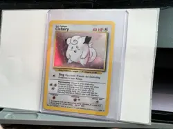 Pokemon Clefairy 5/102 Base Set Holo Rare Vintage WOTC NM - Image 1