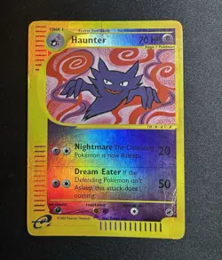 Pokemon Haunter 80/165 Expedition Reverse Holo Rare Vintage 2002 eReader DAMAGED - Image 1