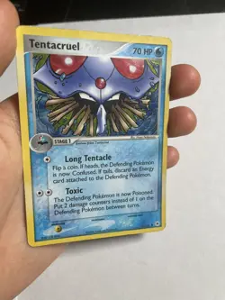 2004 Pokemon Ex Hidden Legends 51/101 Tentacruel Reverse Foil - Image 3