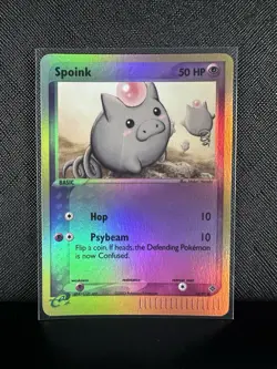 The Pokemon Company Pokemon TCG Spoink 74/97 Dragon Basic 50 HP Reverse Holo Eng - Image 1