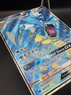 Gyarados GX 101/111 Ultra Rare Crimson Invasion Pokemon Moderately Played - Image 3