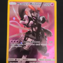 Pokemon TCG Mewtu in Rustung Holo Deutsch KP 120 Psycho-Raubzug 130 2019 - Image 1