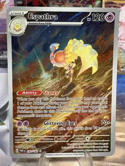 Espathra 197/182 Illustration Rare Paradox Rift Pokemon Near Mint - Image 2