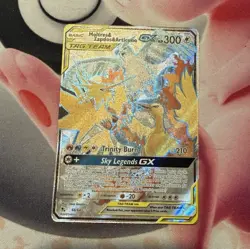 The Pokemon Company Moltres & Zapdos & Articuno GX 66/68 Hidden Fates Holo Full… - Image 1