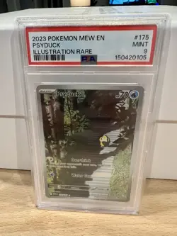 Pokemon TCG SV Scarlet & Violet 151 Psyduck Illustration Rare Holo 175/165 PSA 9 - Image 1