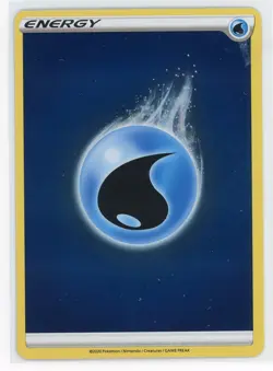 Pokemon TCG - Water Energy - Champion's Path - Mirror Reverse Holo - Image 1