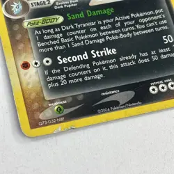 Pokemon TCG Dark Tyranitar EX Team Rocket Returns 20/109 - Image 2