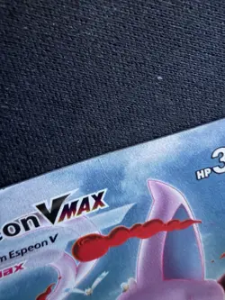 Pokemon TCG Espeon VMAX 270/264 Fusion Strike Alternate Art DAMAGED (NOTES) - Image 2