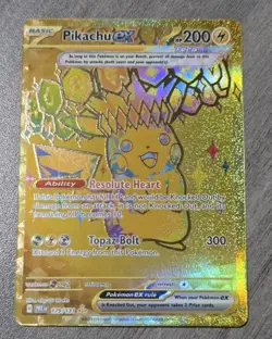 Pikachu ex 179/131 Holo Hyper Rare Prismatic Evolutions Pokemon NM - Image 1