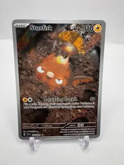Stunfisk 202/191 Illustration Rare Surging Sparks Pokemon Holo Near Mint - Image 1