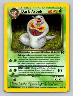 Dark Arbok 2/82 Holo Rare Team Rocket Pokemon Unlimited Holo MP - Image 1
