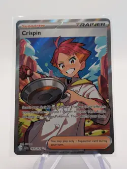 Pokemon TCG: Crispin 164/142 Stellar Crown Full Art Ultra Rare NM - Image 1