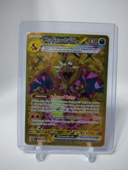 Pokemon Charizard ex 228/197 Gold Obsidian Flames Holo NM - Image 1