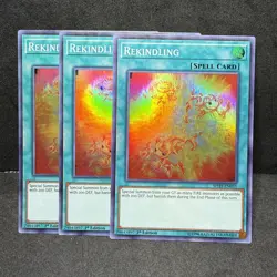 3x Yugioh Rekindling MYFI-EN055 Super Rare - NM 💎 - Image 1