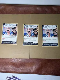 x4 Near Mint One Piece TCG Ive Come Here To Cut Those Chains OP16-099 - Image 1