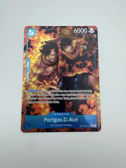 Portgas.D.Ace TR OP08-052 Royal Blood OP10 Foil Treasure Rare One Piece Alt Art - Image 1