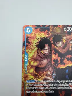 Portgas.D.Ace TR OP08-052 Royal Blood OP10 Foil Treasure Rare One Piece Alt Art - Image 2