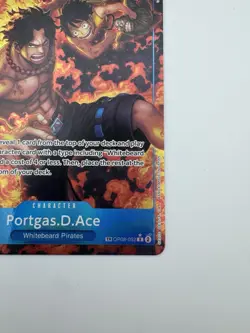Portgas.D.Ace TR OP08-052 Royal Blood OP10 Foil Treasure Rare One Piece Alt Art - Image 5