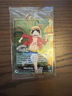 Carte One Piece TCG – Monkey D. Luffy OP13-001 – Musee Grevin Paris Exclusive Pr - Image 1