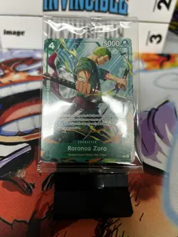 One Piece TCG Roronoa Zoro P-114 2026 C2E2 Promo Card EN Sealed - Image 1