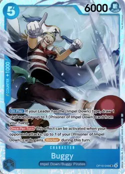 Buggy (048) SR The Time of Battle OP16-048 One Piece TCG - Image 1