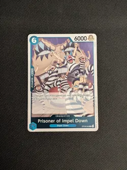 Prisoner of Impel Down OP16-042 Rare Time of Battle Foil English One Piece LP - Image 1