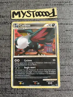 Carte Pokemon Corboss 15/90 Rare HGSS Indomptable Francais Occasion - Image 1