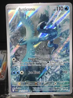 Pokemon Articuno 161/159 Scarlet & Violet Journey Together Illustration Rare - Image 1