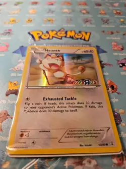 Pokemon CLEFAIRY & MEOWTH exclusive toys r us sealed cards - Image 3
