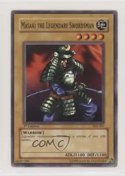 Masaki the Legendary Swordsman 1st Ed. YuGiOh Starter Deck Joey #SDJ-007 READ - Image 1