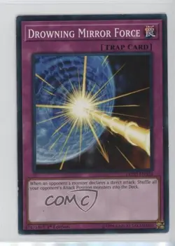 Drowning Mirror Force 1st Ed. YuGiOh Legendary Dragon Decks #LEDD-ENB24 - Image 1