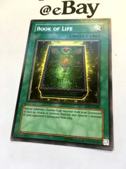YUGIOH - BOOK OF LIFE - TP5-EN008 - RARE - NEAR MINT - TOURNAMENT PACK 5 - ENG - Image 3