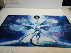 (1) Pre-owned Vintage 23 In X 13 In Custom Yugioh Blue Eyes Sport Dragon Playmat - Image 2