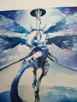 (1) Pre-owned Vintage 23 In X 13 In Custom Yugioh Blue Eyes Sport Dragon Playmat - Image 4