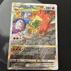 Pokemon TCG Charizard VSTAR SWSH262 Holo Promo Card Near Mint Condition - Image 4