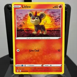 Litleo - 022/203 - Pokemon Evolving Skies 2021 - Common Card NM - Image 1