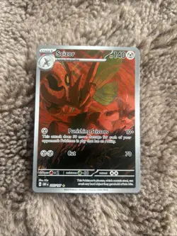 Pokemon TCG Scizor 205/197 Obsidian Flames Illustration Rare Card Near Mint - Image 1